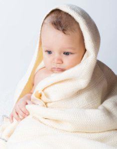 Mantas de arrullo para recién nacidos confeccionadas en fibras de leche