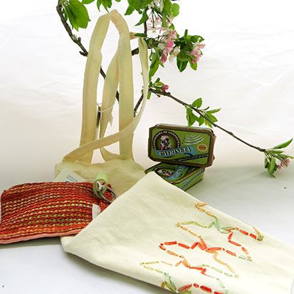 Pack gourmet artesanía textil de Galicia regalo artesanal