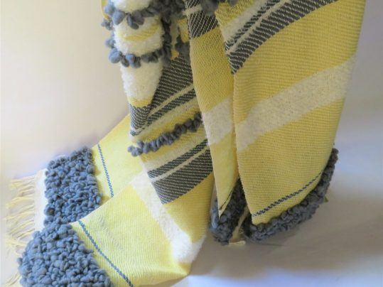 Maxi bufandas de lana artesanales los fueguitos rir & co